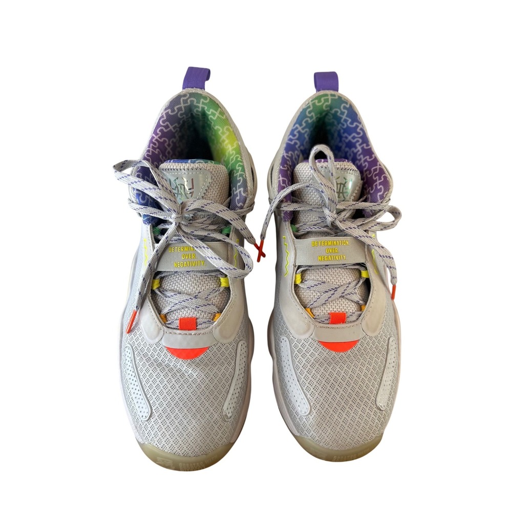 Adidas Donovan Mitchell DON Issue 3 Autism Awareness Grey Purple GY0301 Mens 9